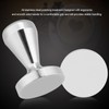 57.5mm/49mm Stainless Steel Coffee Tamper Flat Base Espresso Beans Press