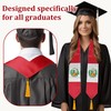 YYLXIA Peru Flag Graduation Stole, Peruvian Flag Graduation Sash Adult