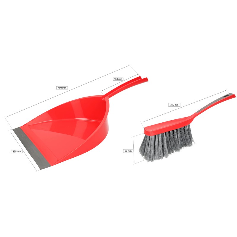 KOTARBAU® Hand Brush 30 cm & Shovel 40 cm with