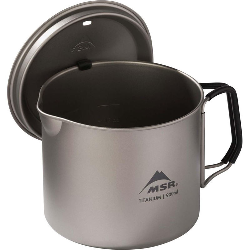 MSR Titan Titanium Camping Kettle, 900 mL