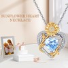 AENEAS You Are My Sunshine Necklace Sunflower March Birthstone Necklaces