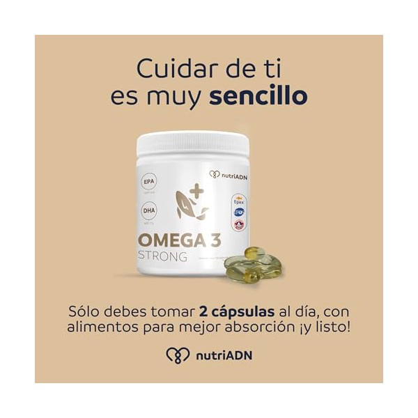 nutriADN - Omega 3 Strong Platinum Omega con EPA 1000
