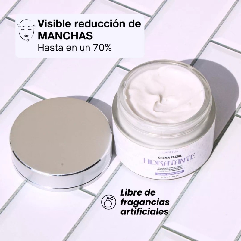 Biotiks Crema Facial Hidratante Con Ácido Hialurónico Antiarrugas