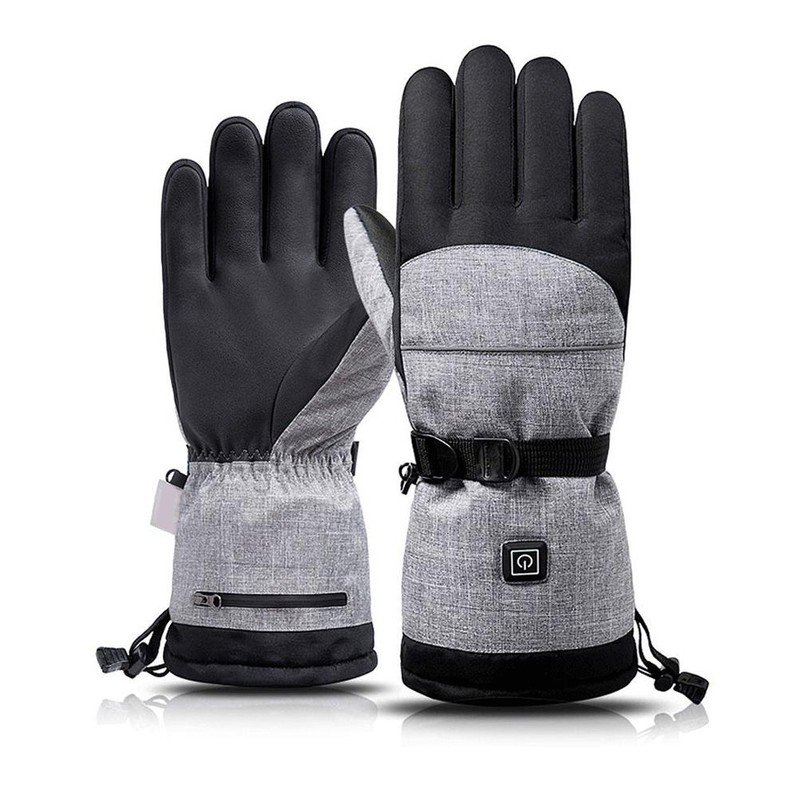 Smart USB Electric Heating Gloves Winter Outdoor Warm Windproof Sport