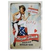Donaly American Beauty Tin Signs, Set of 5, Wall Plates,