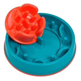 K9 Pursuits Switchers 2-in-1 Anti-Gobble Feeder and Interactive Game, Teal