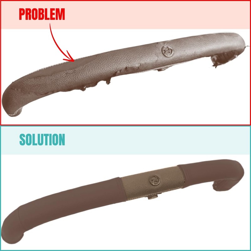 PROTEC TIF | Faux Leather Covers Compatible with Cybex Priam