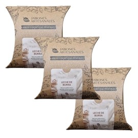 BLEN | 3 Pack Jabones Artesanales Leche de Burra | 100 g c/u