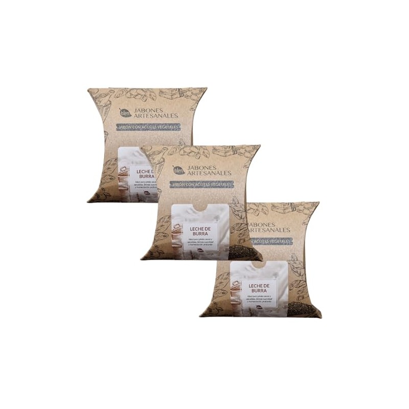 BLEN | 3 Pack Jabones Artesanales Leche de Burra |