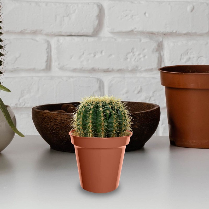 Whitefurze G04013 10cm Garden Pot - Terracotta (Set of 7)