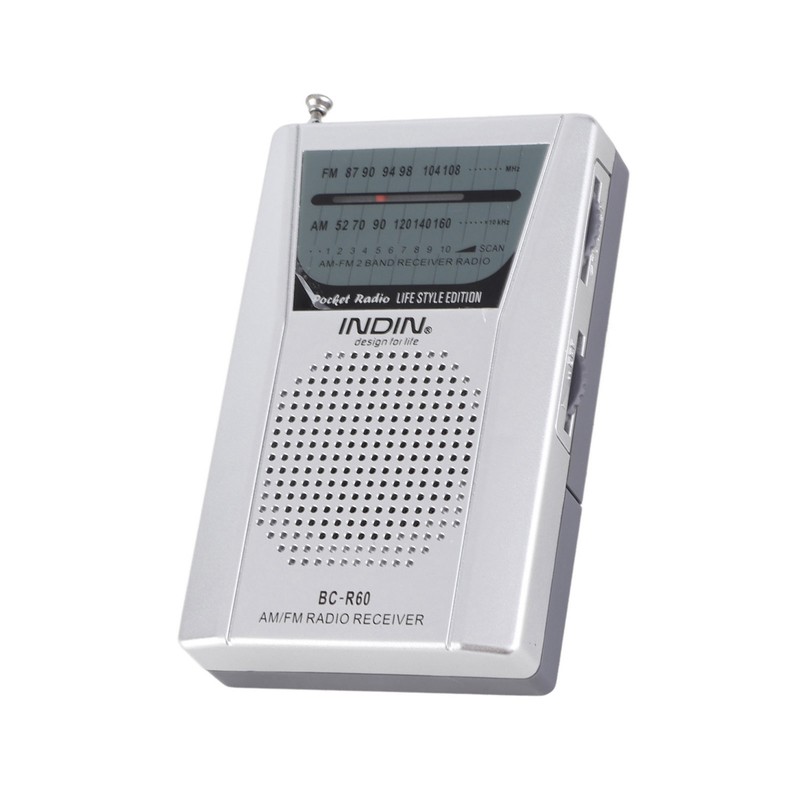 Mini Radio Battery Powered Portable Multifunction AM FM Radio Player