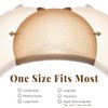 IKOCO HD Wig Cap, 8Pcs Transparent Wig Cap for Women