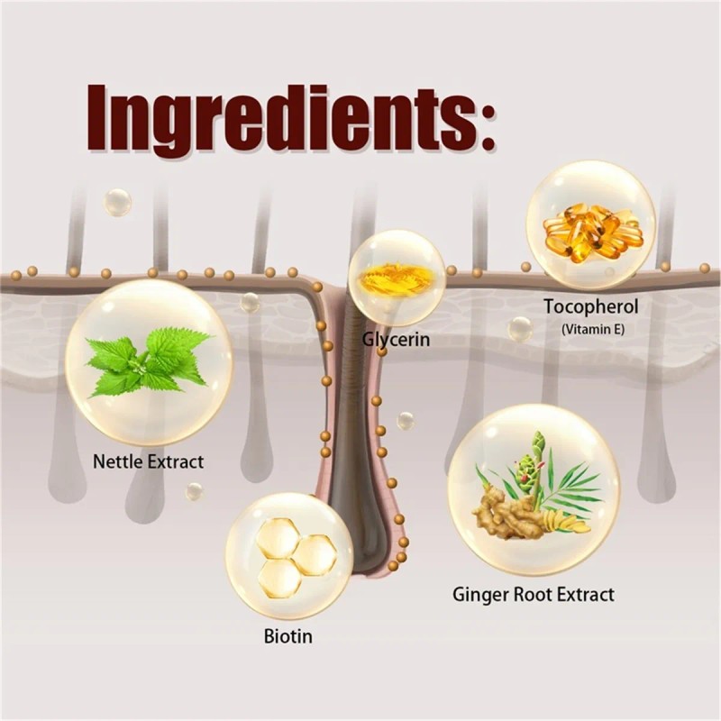 Champú X Hair Growth, Champú Para Engrosar El Cabello, Anti-