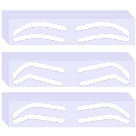 36 Pairs of Eye Brow Stencils for Women, Adhesive Eyebrow Stencils for Shaping Disposable Eyebrow Stencil Stickers Airbrush Eye brow Shaping for Auxiliary Air Brush Template for Tinting Makeup