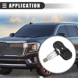 Motoforti TPS Sensor, Tire Pressure Sensor, for GMC Yukon 2008-2017, Metal, 13598771, Black