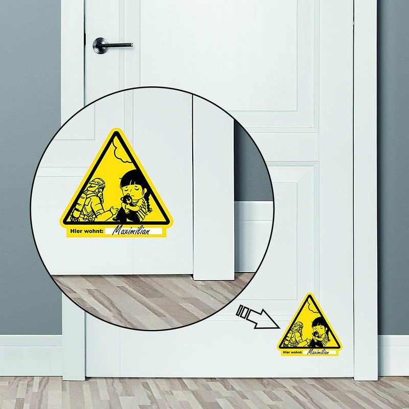 Children's Finder Sticker Set of 2 Fire Protection Control System