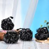 Yoget Bath Loofah Sponge, 4 Pack Black 60G Shower Mesh