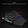 One Handed Gaming Keyboard 35 Keys Portable Gaming Keypad Backlight
