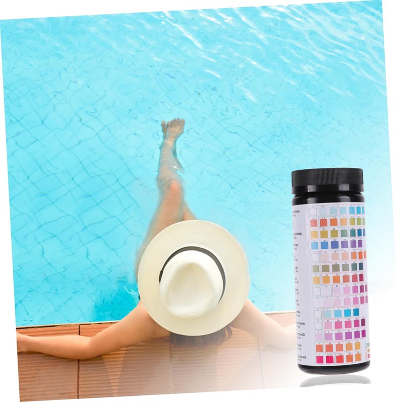 CIYODO Pool Test Strips 50pcs Comprehensive Test Kit Hardness Cyanuric