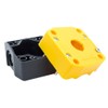 Alpinetech B1LMB Red 22mm 1NC Push Button Self Locking Emergency