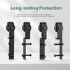 Roymelo 70" Bifold Sliding Barn Door Hardware Track Kit,Side Mounted