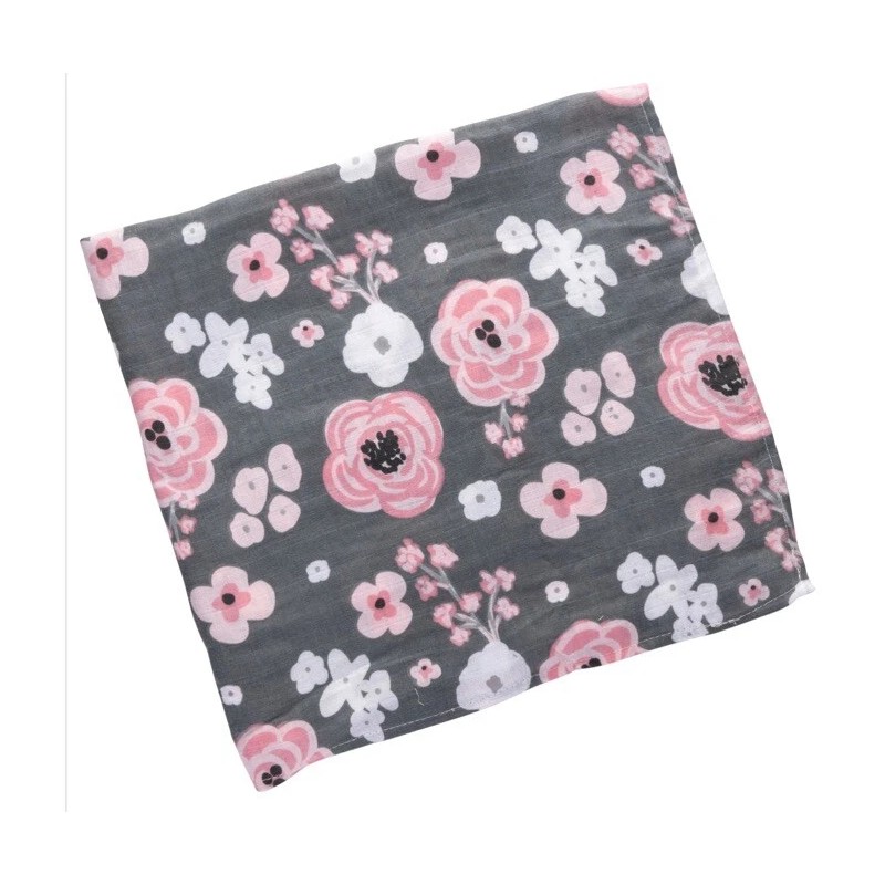 Stephen Joseph Musslin Swaddle W/ Stuffed Bunny Toy. NIB