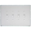 GlassAlike® Quad Toggle/Switch | Premium 3/16" Thick Acrylic Mirror Wall