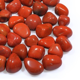 Red Jasper Crystals - Polished Stones - Tumbled Stones - Natural Crystals - Tumbled Polished Natural Stones - Stones and Crystals - Decorative Crystals