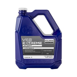 Polaris OEM Snowmobile VES Extreme Highest Performance Full Synthetic 2-Cycle Oil, 2-Stroke Snowmobiles, 1 Gallon, Synthetic - Part 2883732