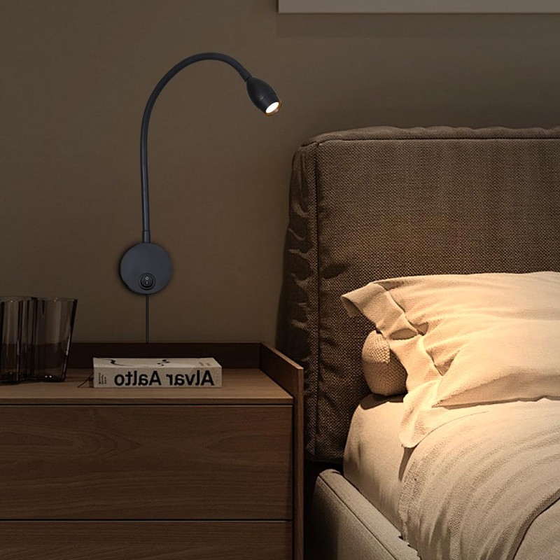 Agese LED Reading Lamp 3W Warm White 3000K for Reading