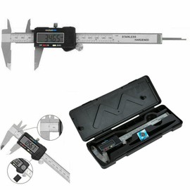Buy-Simplicity® 6inch Electronic Digital Caliper | Stainless Steel Construction with Large Screen | Micrometre Electronic Tool | Measurement Range: 0 – 6” and 0 – 150mm