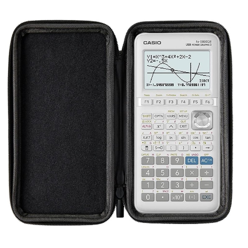 Casio fx-9860GIII with Protective Case by WYNGS in Turquoise -