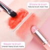Lip Brush for Lipstick,2 PCS Silicone Lip Brushes,Lip Makeup Applicator