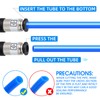 ERGAOBOY 2pcs 4mm Compressed Air Check Valve Connector Air Flow