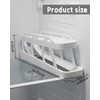 Rolling Egg Dispenser For Refrigerator, Egg Holder Space Saving Automatic