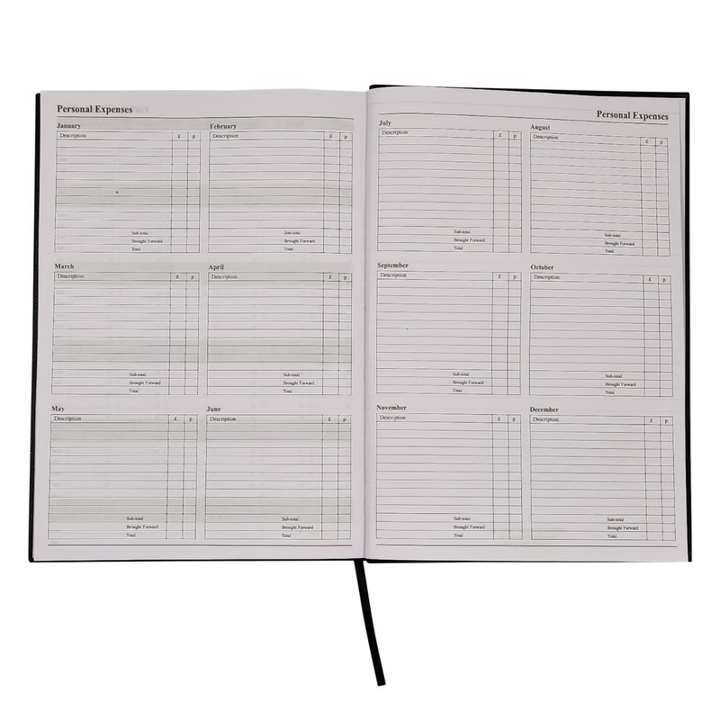 evelay 2026 Diary A5 Week to View Hardback Planner Organiser