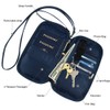 RFID Blocking Travel Passport Wallet Holder, Homchen Document Organiser Case
