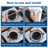 8 Pcs Stove Burner Covers, 0.2 mm 10.6" x 10.6"