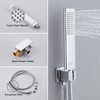 Iriber Chrome Shower System 10 Inch High Pressure Rainfall Shower