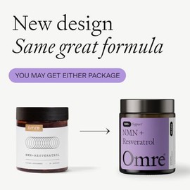 OMRE NMN + Resveratrol Supplement 99% Purity for Cellular Energy, NAD+ Boost | Highly Bioavailable Nicotinamide Mononucleotide Supplement Resveratrol 