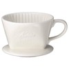 Kalita #01001 101-Roto Ceramic Coffee Dripper, For 1-2 People, Color: