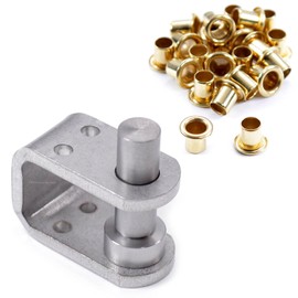 HolsterSmith Eyelet Setting Tool & (25) Eyelet Combo - (1) [#8 Eyelet Setting Tool (1/4 in.)] + (25) [#8-9 Brass Eyelets (1/4 in.)] - for KYDEX Holster Making, Sewing, Canvas, Tent Making