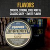10 Cans, BaccOff Mint Pouches, Black Tea Base with Smooth,
