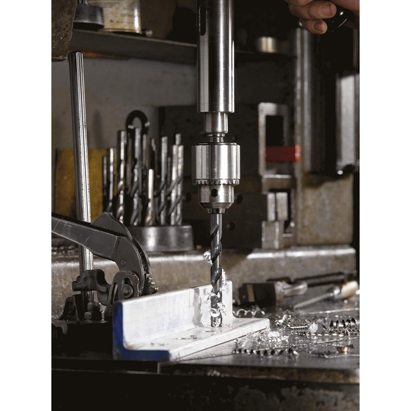 BOSCH BL14 14-Piece Assorted Set Three-Flat Shank Black Oxide Drill