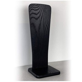 Wooden Mallet Hand Sanitizer Dispenser Oak Countertop Stand