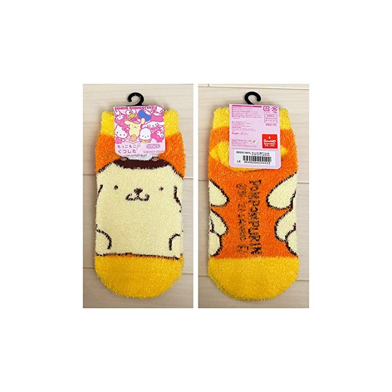 Sanrio SRSOC1937L Pompompurin Sitting Socks