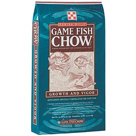 Purina | Game Fish Chow - Floating Diet for Pond Fish | 50 Pound (50 lb.) Bag