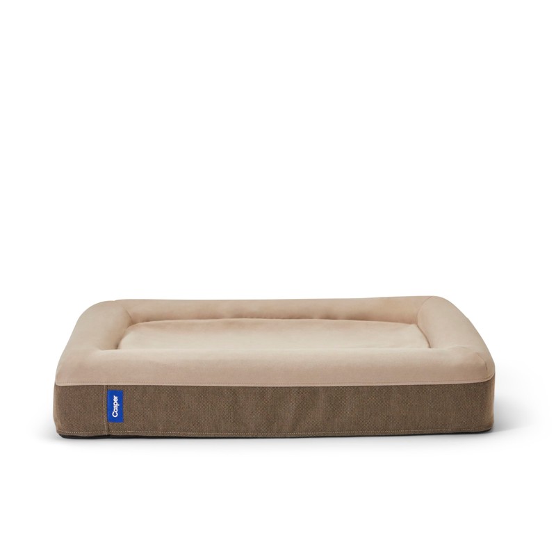 Casper Dog Bed, Plush Memory Foam, Medium, Sand