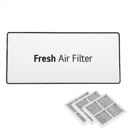 MCR66849208 Cover Decor with 3 pack LT120F Refrigerator Air filter ，Replacement For LG Refrigerator ，MCR66849208 Decorative cover replacement part number 4957379, AP6892370, PS12085698