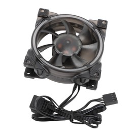 ARGB Case Fan, PWM 80mm Fan for Computer Case with ARGB, 3 Pack, 26.5CFM, 800‑2500RPM, 12V, ABS Material, Compatible with Chassis, Radiator, CPU Cooler